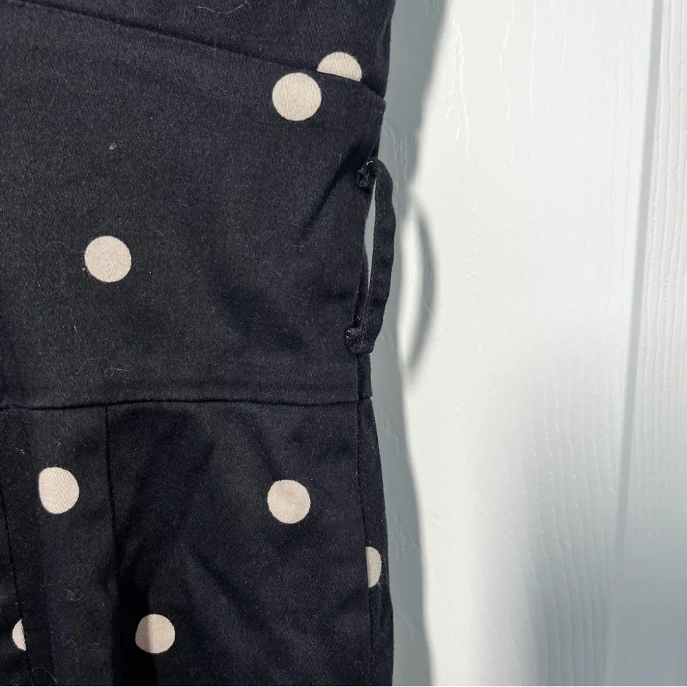 BODEN Black Polka Dot Dress Sheath Size 4 - Picture 5 of 9